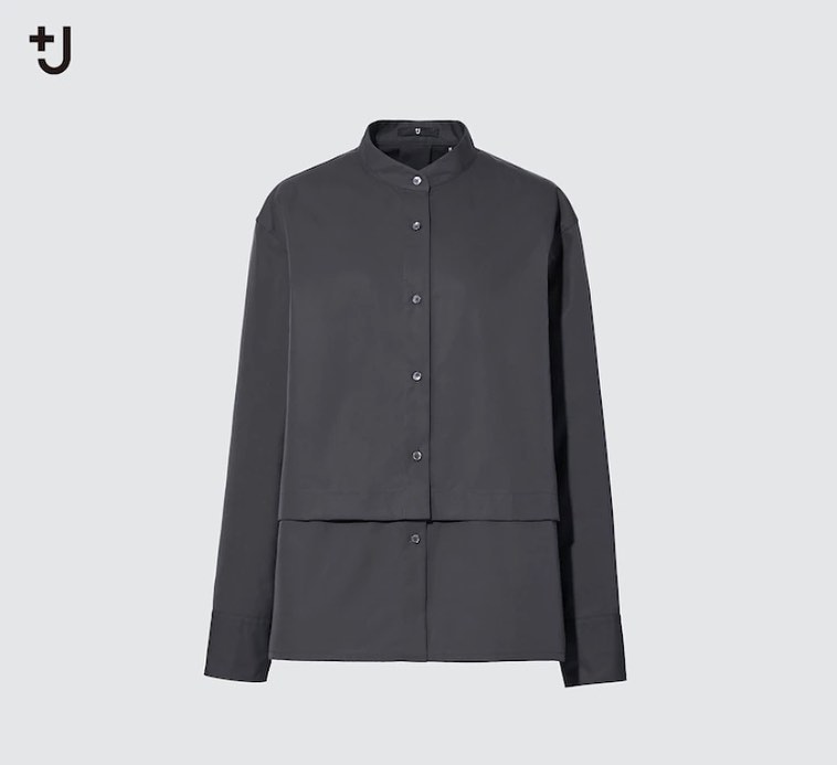 ユニクロとジル・サンダーのコラボライン、＋J。先日下見に行った徳島のショッピングモールの店舗で、素材違いでほぼ同じデザインのシャツがあるのに気が付いて試着してみました。それぞれで色は違います。写真でグレーの方の素材はスーピマコットン100%。繊維が長くなめらかな上質のコットンです。ブラウンの方はシルク100%。試着してみるとどちらの素材が似合うかは一目瞭然。しなやかとは言えシルクに比べるとやはりハリ感があるスーピマコットンのシャツよりも、商品説明で「適度なハリ感がある」とは書かれていてもドレープ感があるシルクのシャツの方が、私の骨格を柔らかく見せてくれて素敵でした。（個人差は当然あると思います）自分に似合う素材感（オーバーサイズでドレープ感のあるもの）が確認出来た試着でした写真引用元：UNIQLO#骨格ナチュラル #骨格ナチュラルタイプ#プラスj #ユニクロきれいめ部 #ドレープ感