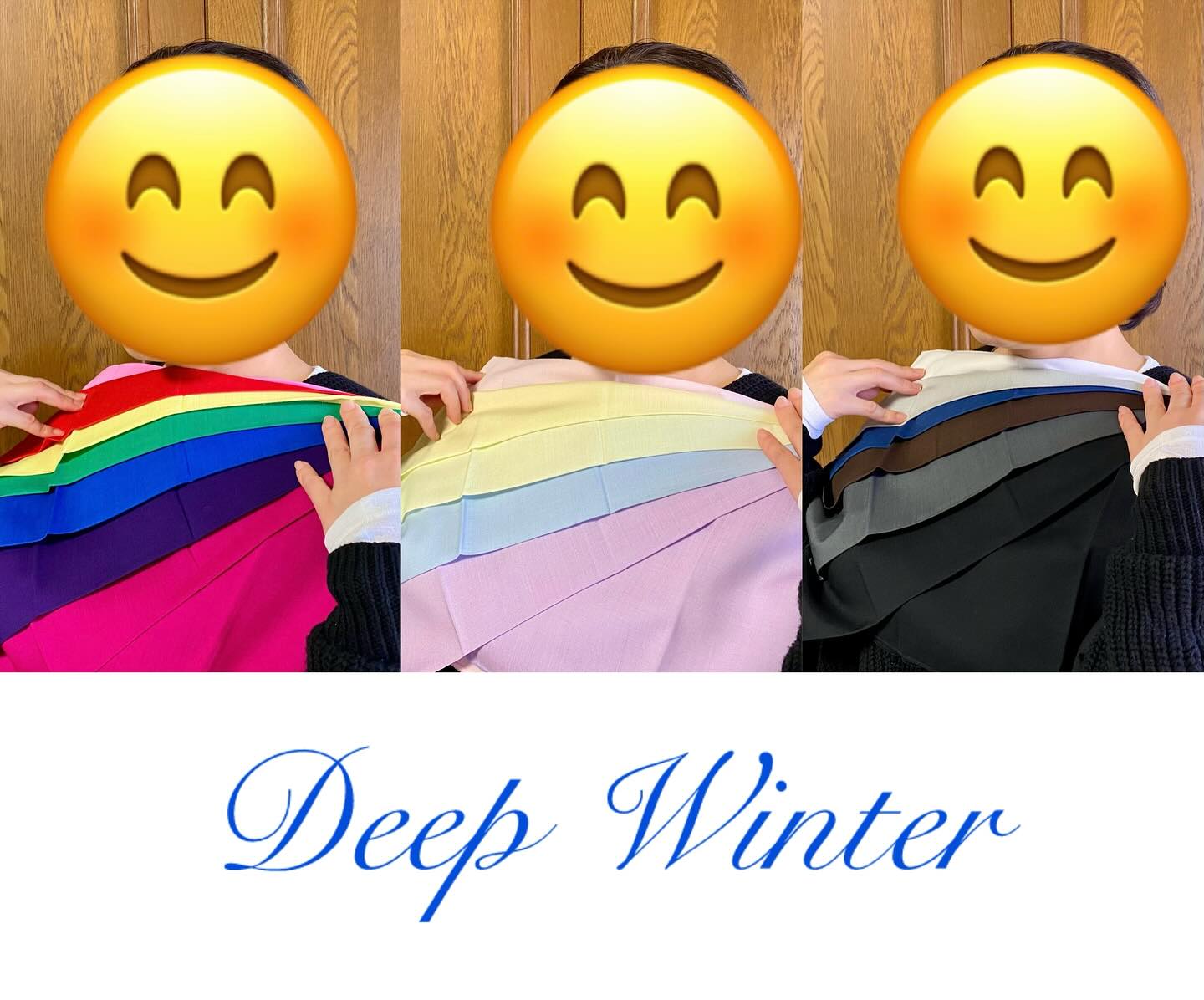 15分類進化型パーソナルカラー診断のお客様、T様。服は黒が多く、あまりカラーものは着ないという事でした。診断当日は黒のニットに白のインナー、グレーのパンツのモノトーンコーデ。赤いバッグがコーディネートのアクセントになっていてよくお似合いでした。診断結果はディープウインター。黒、チャコールグレー、白、ネイビー、ブラウンブラックなどをベーシックカラーに、青み寄りのダークカラーや白にごく近いアイシーカラーを組み合わせる、メリハリのあるコーディネートがお似合いです。Tさんは特にマゼンタカラーにチャレンジしてみたい、とおっしゃっていましたメイクも、アドバイスさせていただいたようなブルベ冬カラーを取り入れてみて下さいね！ありがとうございました#15分類進化型パーソナルカラー#15分類進化型パーソナルカラー診断#15分類進化型パーソナルカラーアナリスト︎#15分類進化型パーソナルカラーアナリスト︎養成#ペースカラーアナリスト養成#パーソナルカラー診断#骨格診断7タイプ#骨格診断#顔型パーツ診断︎#国際カラープロフェッショナル協会#同行ショッピング#アテンドショッピング#パーソナルカラー診断淡路島#パーソナルカラー診断徳島#骨格診断淡路島#骨格診断徳島#イメージコンサルティング淡路島#イメージコンサルティング徳島#同行ショッピング淡路島#同行ショッピング徳島#パーソナルカラー講座#パーソナルカラーセミナー#studioprism#studioprism淡路島#淡路島#徳島